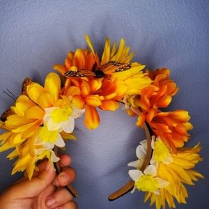 Floral Butterfly Headband
